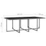 Set comedor de jardín 13 piezas y cojines ratán sintético gris de vidaXL, Conjuntos de jardín - Ref: Foro24-46381, Precio: 1,...