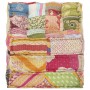 Puf modular de tela patchwork