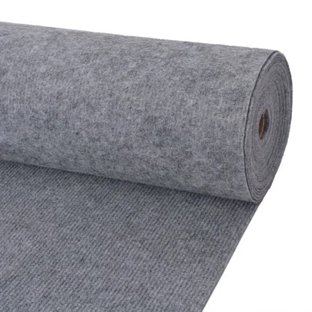 Gray striped event carpet 1.2x10 m by vidaXL, Doormats - Ref: Foro24-287671, Price: 57,18 €, Discount: %