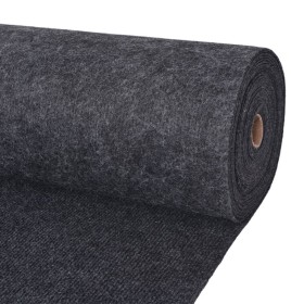Ribbed anthracite gray event carpet 1.2x15 m by vidaXL, Doormats - Ref: Foro24-287669, Price: 108,96 €, Discount: %