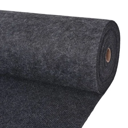 Ribbed anthracite gray event carpet 1.2x15 m by vidaXL, Doormats - Ref: Foro24-287669, Price: 84,53 €, Discount: %