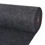 Ribbed anthracite gray event carpet 1.2x15 m by vidaXL, Doormats - Ref: Foro24-287669, Price: 84,53 €, Discount: %