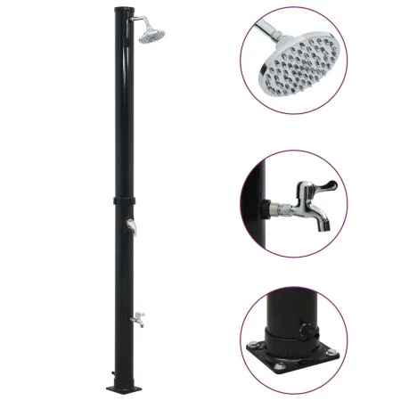 Ducha solar negro 220 cm 20 L de vidaXL, Accesorios para piscinas y spa - Ref: Foro24-92310, Precio: 170,89 €, Descuento: %