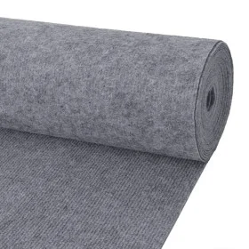 Gray striped event carpet 1.2x15 m by vidaXL, Doormats - Ref: Foro24-287672, Price: 75,75 €, Discount: %