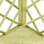 Pergola-Ecke und Sitzfläche imprägniertes Kiefernholz 130x130x197 cm von vidaXL, Pergolen, Bögen und Gartenspaliere - Ref: Fo...