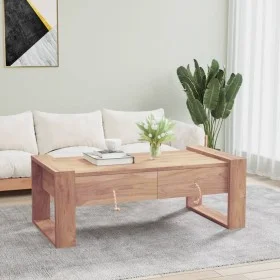 Couchtisch aus massivem Teakholz, 110 x 60 x 40 cm von vidaXL, Couchtisch - Ref: Foro24-287892, Preis: 188,68 €, Rabatt: %