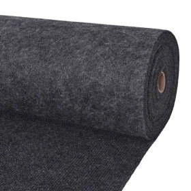 Anthracite gray ribbed event carpet 1.2x20 m by vidaXL, Doormats - Ref: Foro24-287670, Price: 107,90 €, Discount: %