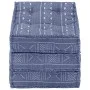 Modularer Sitzpuff aus Indigo-Stoff von vidaXL, Kissen für Stühle und Sofas - Ref: Foro24-287716, Preis: 136,98 €, Rabatt: %