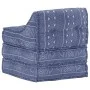 Indigo fabric modular pouf by vidaXL, Cushions for chairs and sofas - Ref: Foro24-287716, Price: 137,01 €, Discount: %
