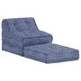 Indigo fabric modular pouf by vidaXL, Cushions for chairs and sofas - Ref: Foro24-287716, Price: 137,01 €, Discount: %