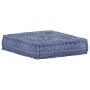 Modularer Sitzpuff aus Indigo-Stoff von vidaXL, Kissen für Stühle und Sofas - Ref: Foro24-287716, Preis: 136,50 €, Rabatt: %