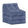 Puf modular de tela Indigo de vidaXL, Cojines para sillas y sofás - Ref: Foro24-287716, Precio: 136,50 €, Descuento: %