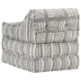 Gray Striped Fabric Modular Pouf by vidaXL, Cushions for chairs and sofas - Ref: Foro24-287713, Price: 134,70 €, Discount: %