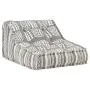 Gray Striped Fabric Modular Pouf by vidaXL, Cushions for chairs and sofas - Ref: Foro24-287713, Price: 133,71 €, Discount: %