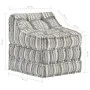 Gray Striped Fabric Modular Pouf by vidaXL, Cushions for chairs and sofas - Ref: Foro24-287713, Price: 133,71 €, Discount: %