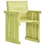 Silla de jardín de madera de pino impregnada de vidaXL, Sillas de jardín - Ref: Foro24-49033, Precio: 80,66 €, Descuento: %