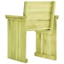 Gartenstuhl aus imprägniertem Kiefernholz von vidaXL, Gartenstühle - Ref: Foro24-49033, Preis: 82,03 €, Rabatt: %