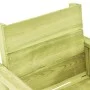Silla de jardín de madera de pino impregnada de vidaXL, Sillas de jardín - Ref: Foro24-49033, Precio: 80,66 €, Descuento: %