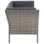 6-piece garden furniture set and gray synthetic rattan cushions by vidaXL, Garden sets - Ref: Foro24-48950, Price: 455,12 €, ...