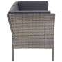 6-teiliges Gartenmöbel-Set und graue synthetische Rattankissen von vidaXL, Gartensets - Ref: Foro24-48950, Preis: 479,28 €, R...