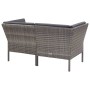 6-teiliges Gartenmöbel-Set und graue synthetische Rattankissen von vidaXL, Gartensets - Ref: Foro24-48950, Preis: 479,28 €, R...