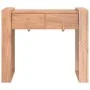 Solid teak wood console table 90x35x75 cm by vidaXL, Side tables - Ref: Foro24-287896, Price: 155,35 €, Discount: %