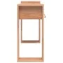 Solid teak wood console table 90x35x75 cm by vidaXL, Side tables - Ref: Foro24-287896, Price: 155,35 €, Discount: %
