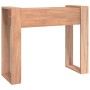 Mesa consola de madera maciza de teca 90x35x75 cm