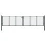Gartengittertor aus grau verzinktem Stahl, 400 x 125 cm von vidaXL, Gartentore - Ref: Foro24-145776, Preis: 324,91 €, Rabatt: %
