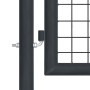 Gartengittertor aus grau verzinktem Stahl, 400 x 125 cm von vidaXL, Gartentore - Ref: Foro24-145776, Preis: 331,84 €, Rabatt: %