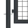 Gartengittertor aus grau verzinktem Stahl, 400 x 125 cm von vidaXL, Gartentore - Ref: Foro24-145776, Preis: 324,91 €, Rabatt: %