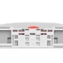 WC-Sitz mit Absenkautomatik und Schnellverschluss, oval, hellgrau von vidaXL, Toiletten- und Bidetsitze - Ref: Foro24-145815,...