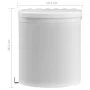 Built-in plastic kitchen trash can 8 L by vidaXL, Garbage cans and trash cans - Ref: Foro24-51173, Price: 41,79 €, Discount: %