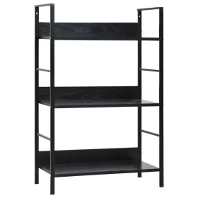 3-tier black engineered wood shelf 60x27.6x90.5 cm by vidaXL, Bookcases and shelves - Ref: Foro24-288218, Price: 65,32 €, Dis...
