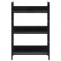 3-tier black engineered wood shelf 60x27.6x90.5 cm by vidaXL, Bookcases and shelves - Ref: Foro24-288218, Price: 65,32 €, Dis...