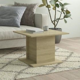 Mesa de centro madera ingeniería roble Sonoma 55,5x55,5x40 cm de vidaXL, Mesas de centro - Ref: Foro24-810319, Precio: 34,64 ...