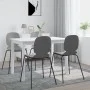 Mesa de comedor de madera maciza de caucho blanco 114x71x75 cm de vidaXL, Mesas de cocina y de comedor - Ref: Foro24-247362, ...