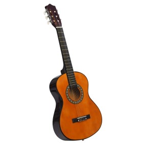 Guitarra clásica para principiantes y niños madera tilo 1/2 34"
