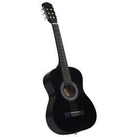 Guitarra clásica para niños y principiantes negro 3/4 36" de vidaXL, Guitarras - Ref: Foro24-70118, Precio: 63,71 €, Descuent...