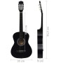 Guitarra clásica para niños y principiantes negro 3/4 36" de vidaXL, Guitarras - Ref: Foro24-70118, Precio: 63,71 €, Descuent...