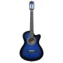Western Cutaway Konzertgitarre mit 6 Saiten blau 38" von vidaXL, Gitarren - Ref: Foro24-70134, Preis: 68,61 €, Rabatt: %