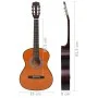 Guitarra clásica niños y principiantes madera de tilo 3/4 36" by vidaXL, Guitars - Ref: Foro24-70120, Price: 65,84 €, Discoun...