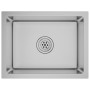 Handgefertigte Küchenspüle aus Edelstahl von vidaXL, Sinkt - Ref: Foro24-51506, Preis: 82,46 €, Rabatt: %