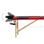 Klappbare Massageliege 3 Zonen Holz schwarz und rot von vidaXL, Massageliegen - Ref: Foro24-110214, Preis: 156,76 €, Rabatt: %