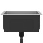 Fregadero de cocina hecho a mano acero inoxidable de vidaXL, Fregaderos - Ref: Foro24-51506, Precio: 78,70 €, Descuento: %