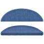 Alfombrillas de escalera 15 unidades azul 56x17x3 cm de vidaXL, Alfombrillas para escalones - Ref: Foro24-133883, Precio: 55,...