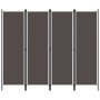 Anthracite gray 4-panel divider screen 200x180 cm by vidaXL, Room dividers - Ref: Foro24-320721, Price: 34,12 €, Discount: %