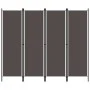 Anthracite gray 4-panel divider screen 200x180 cm by vidaXL, Room dividers - Ref: Foro24-320721, Price: 49,78 €, Discount: %