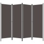 Anthrazitgrauer 4-teiliger Trennwand 200x180 cm von vidaXL, Raumteiler - Ref: Foro24-320721, Preis: 34,12 €, Rabatt: %
