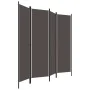 Anthracite gray 4-panel divider screen 200x180 cm by vidaXL, Room dividers - Ref: Foro24-320721, Price: 49,78 €, Discount: %
